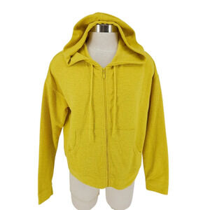 Old Navy Jacket Golden Glow Yellow Long Sleeve Lightweight Full Zip Medium